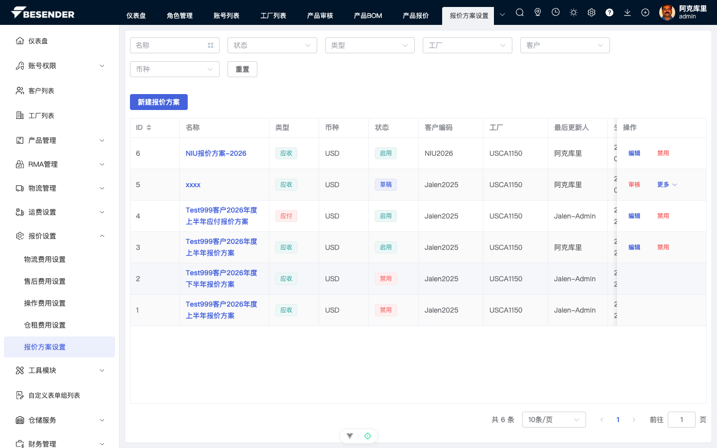 初始页面