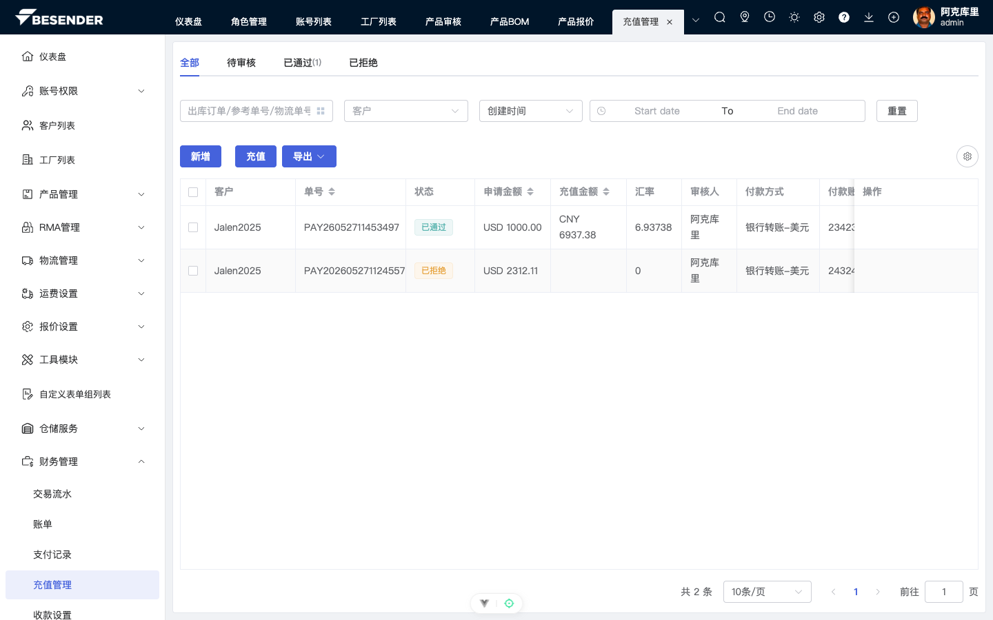 初始页面